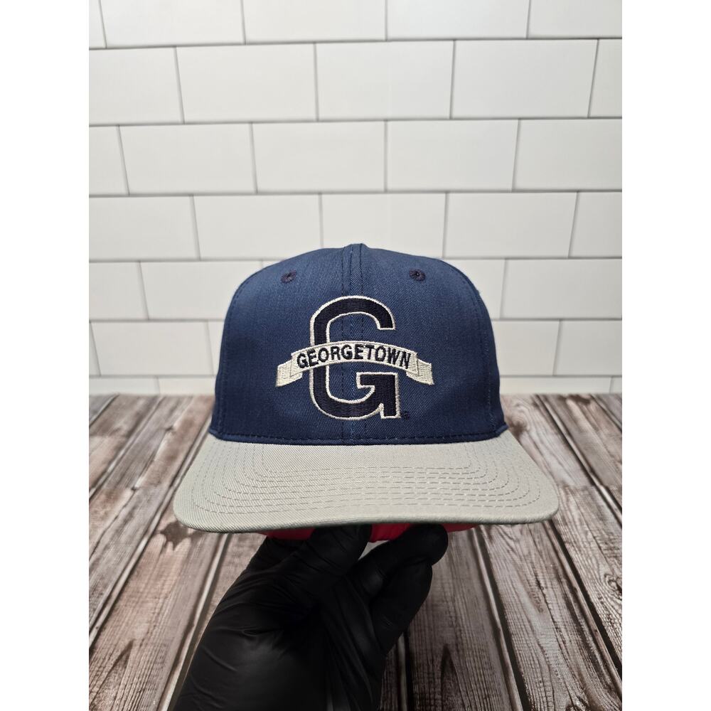 Pro Line Cap Georgetown Hoyas Vintage Plain Logo Adjustable Snapback Hat